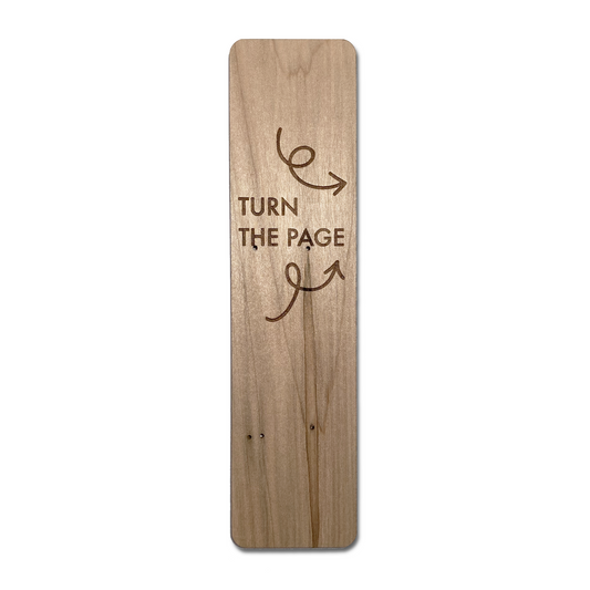 "Turn the page" Bookmark  