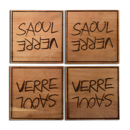 "Saoul Verre" Coasters (4 pack)